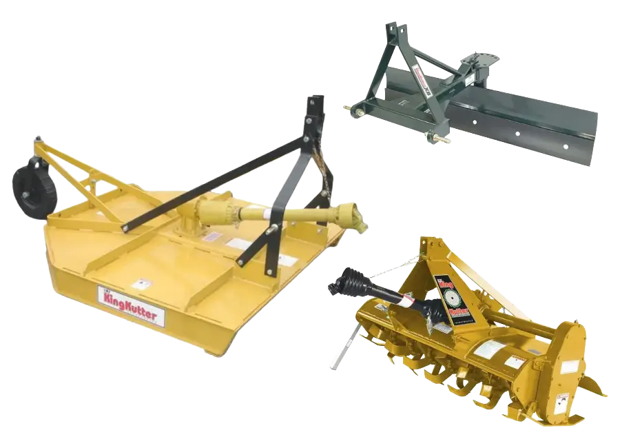 King Kutter implements and equipment