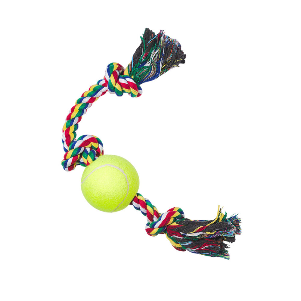image of Knot Rope & Ball Dog Toy, 18 in