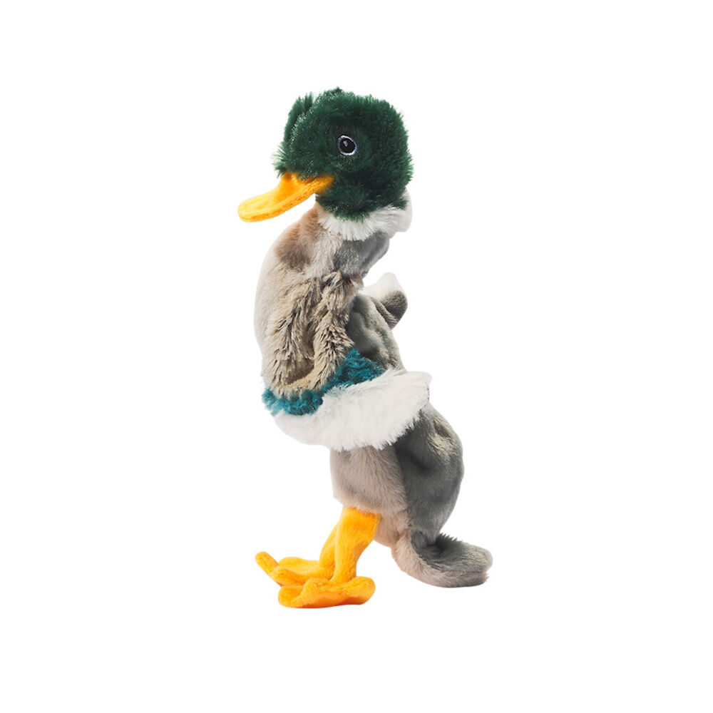 image of Duck Stuffing-Free Squeaky Dog Toy, 14 in