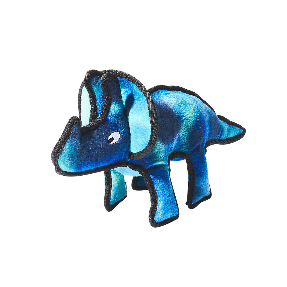image of Tough Triceratops Squeaky Dog Toy