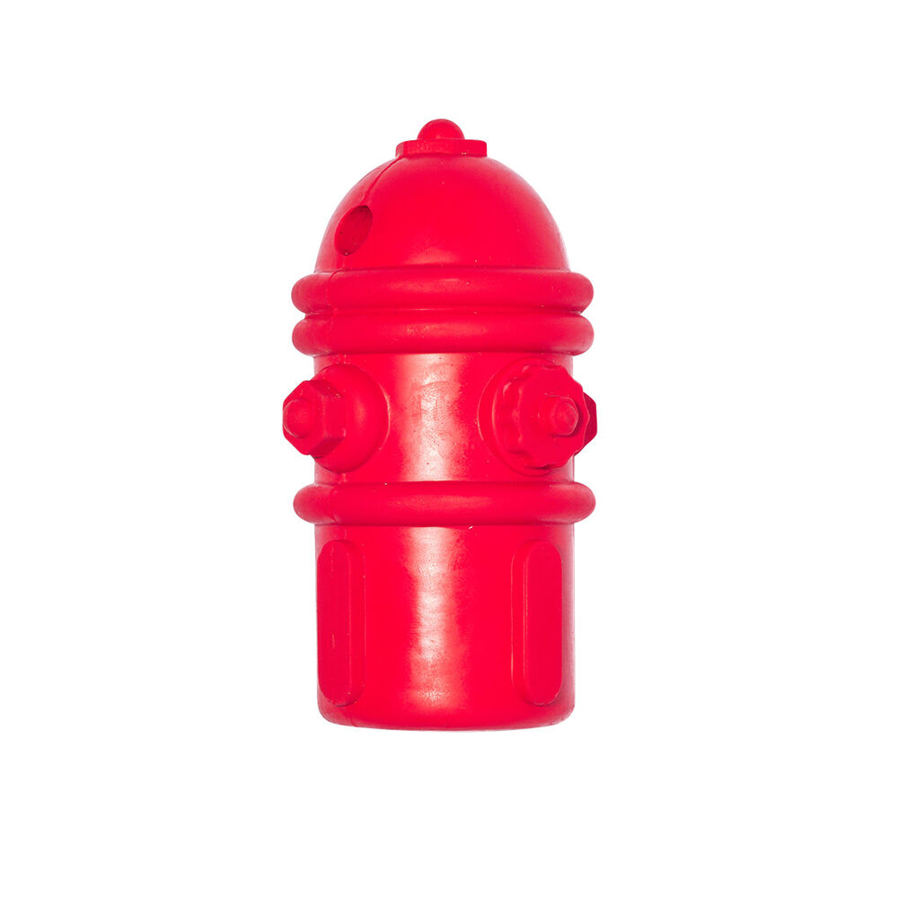 image of Tough Fire Hydrant Rubber Dog Toy