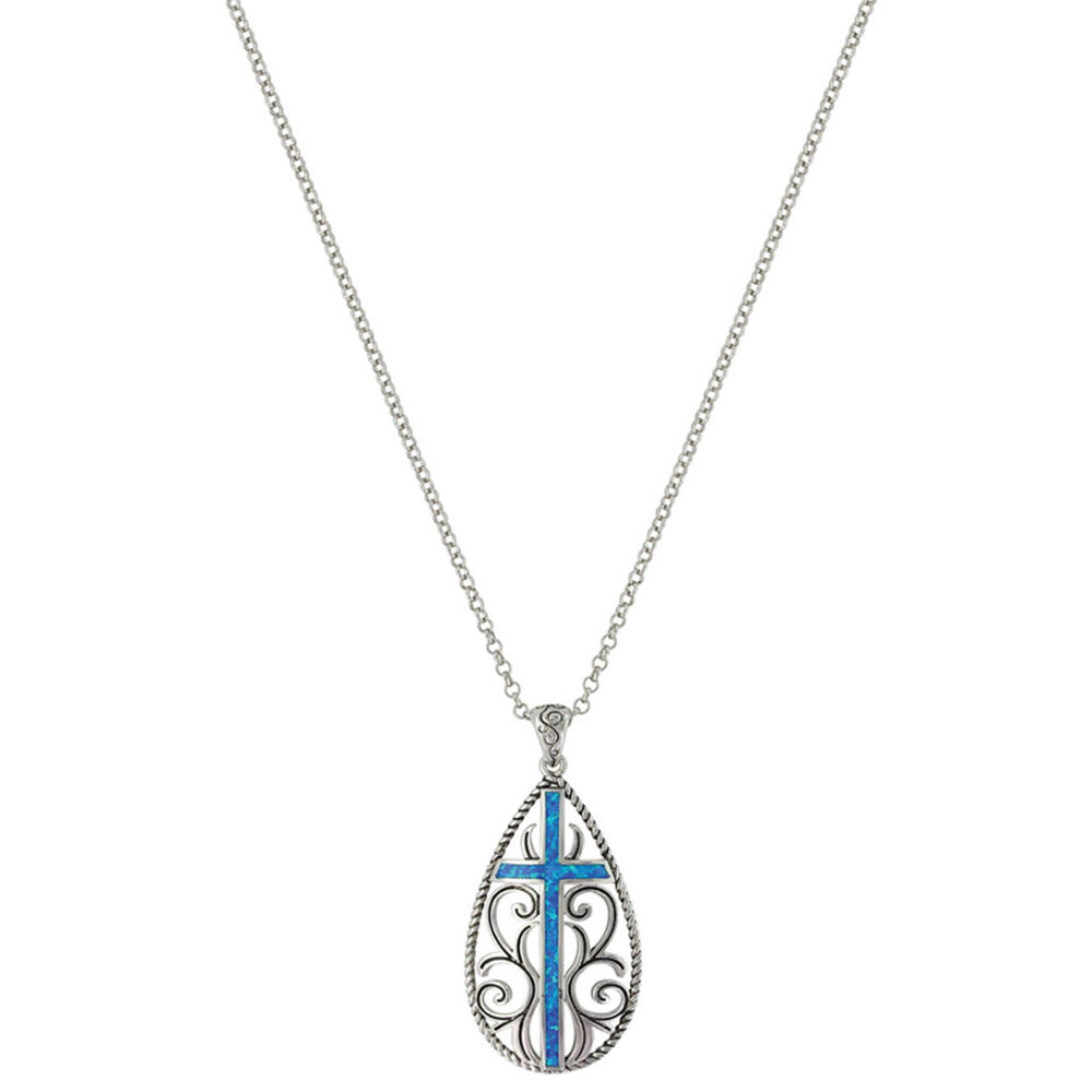 image of Women's Necklace- Filigree Water Lights