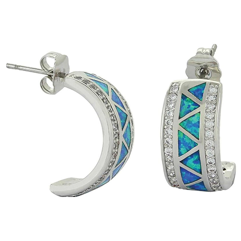 image of Women's Earrings- River Lights Walking Along the Water's Path