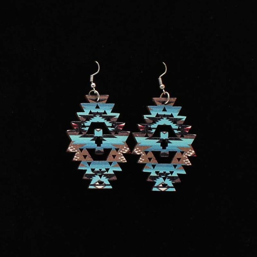 image of Southwestern Wood Earrings