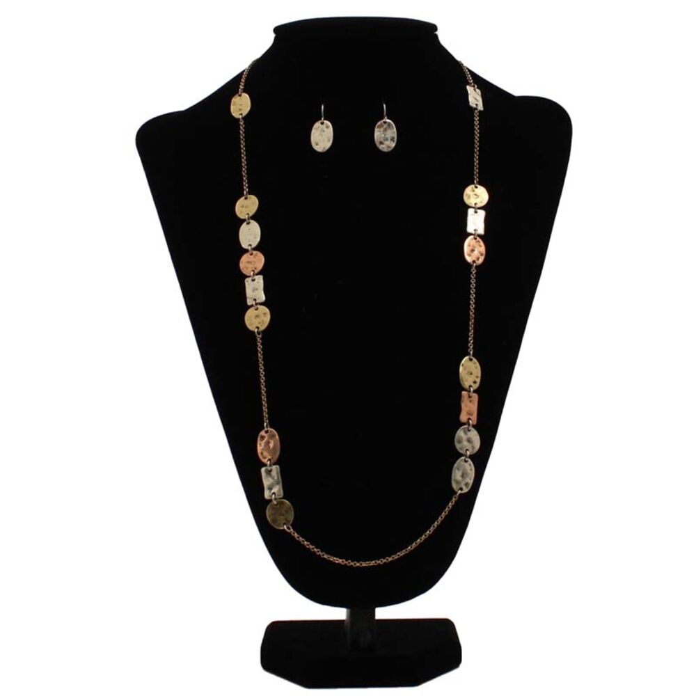 image of Hammered Multi Assorted Jewelry Set