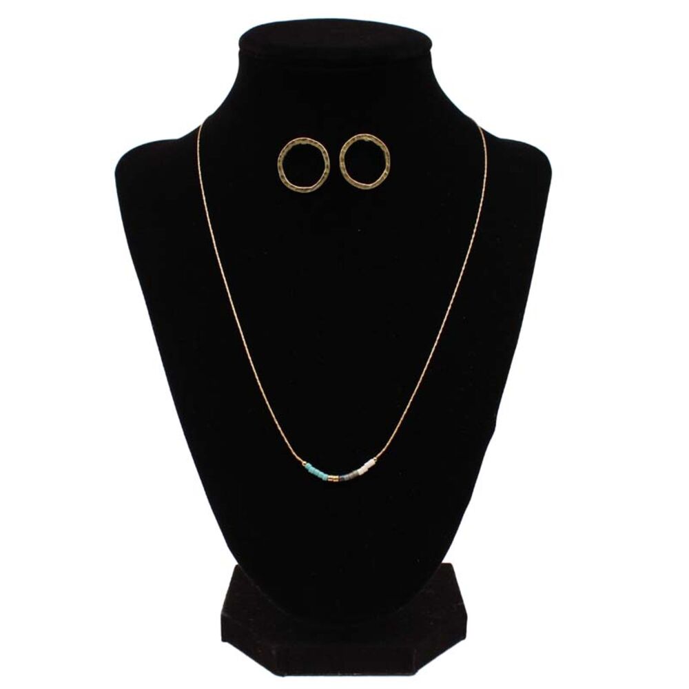image of Elegant Multi Stone Jewelry Set