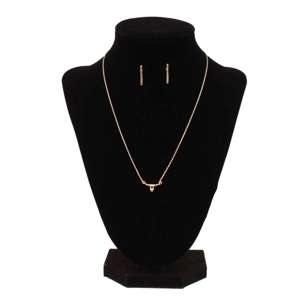 image of Elegant Longhorn Jewelry Set