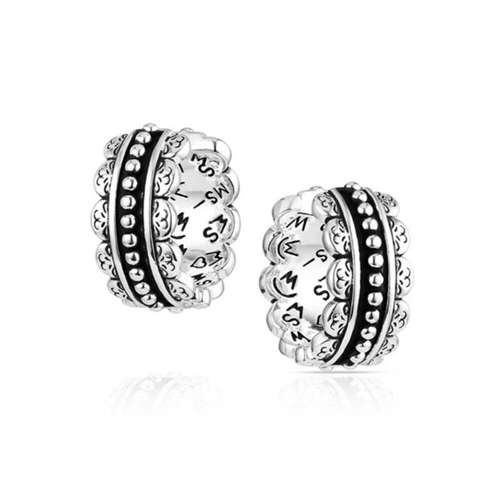 image of Women's Petal Edge Earrings