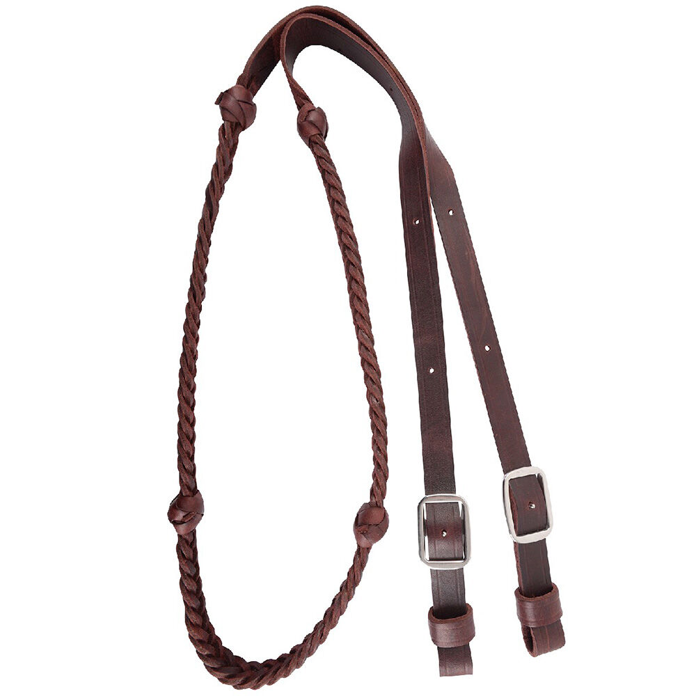 image of 7/8 in Braided 5 Strand Barrel Rein with Knots