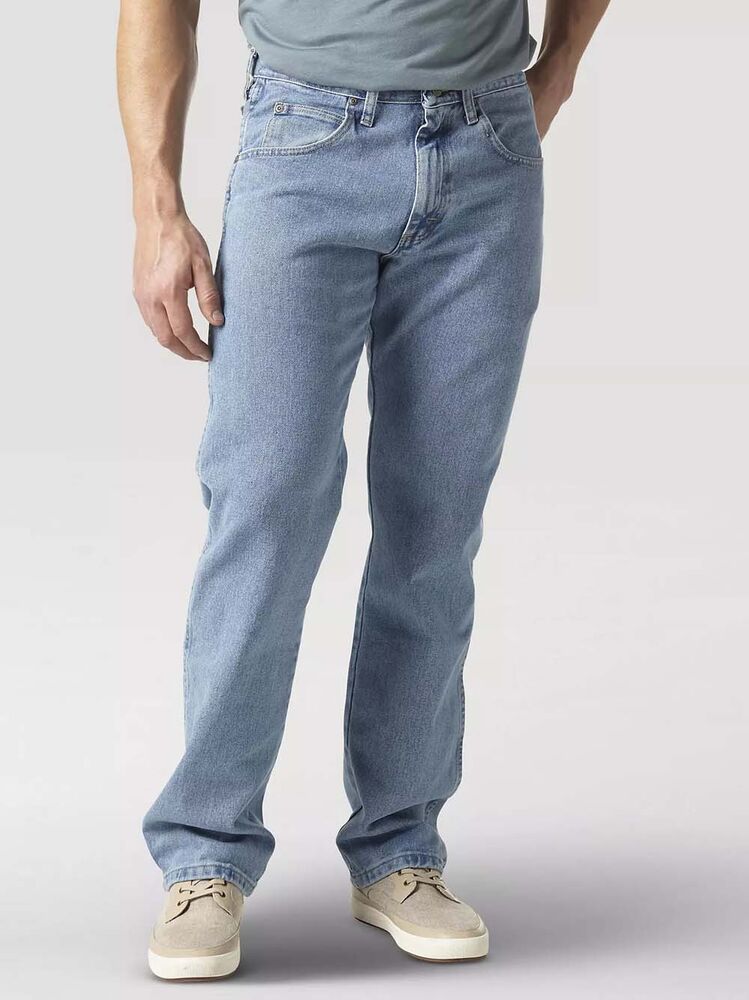 image of Men's High Rise Relaxed Fit Straight Leg Jean, Vintage Indigo