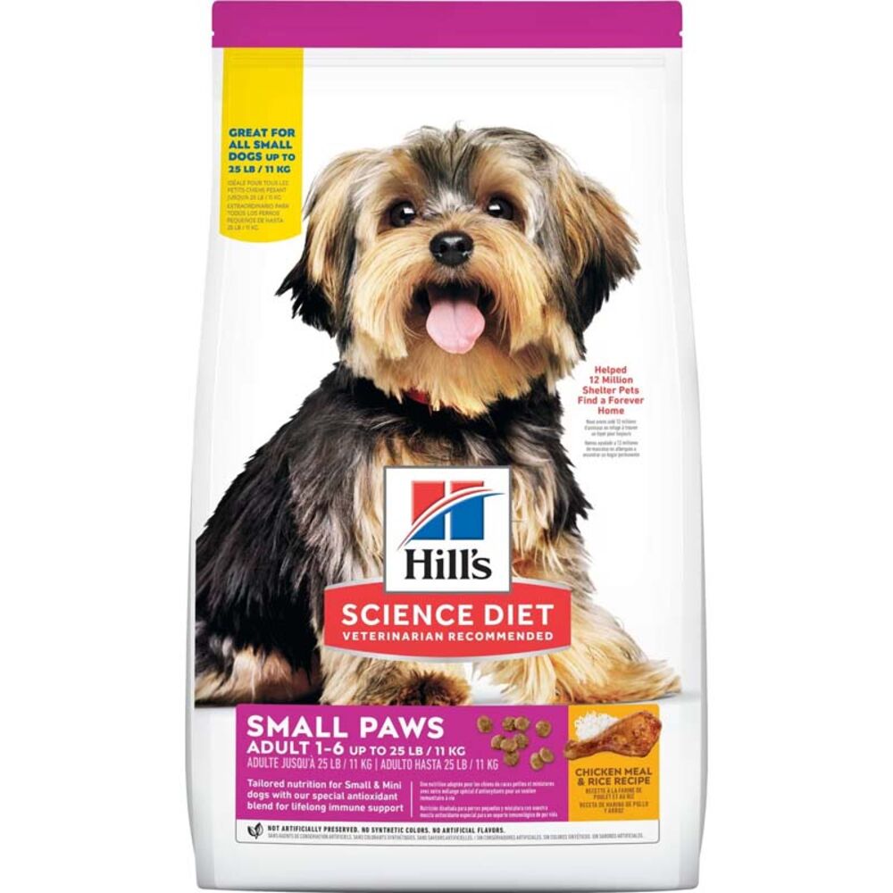 image of Dry Adult Dog Food- Small and Toy Breed, Chicken and Barley, 4.5 lb