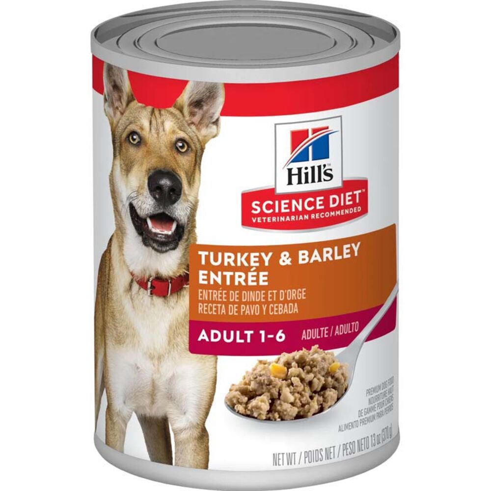image of Wet Adult Dog Food- Turkey and Barley Entrée, 13 oz