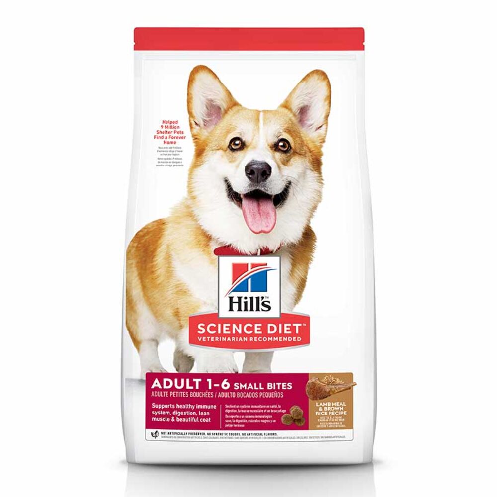 image of Dry Adult Dog Food- Small Bites, Lamb and Rice, 33 lb