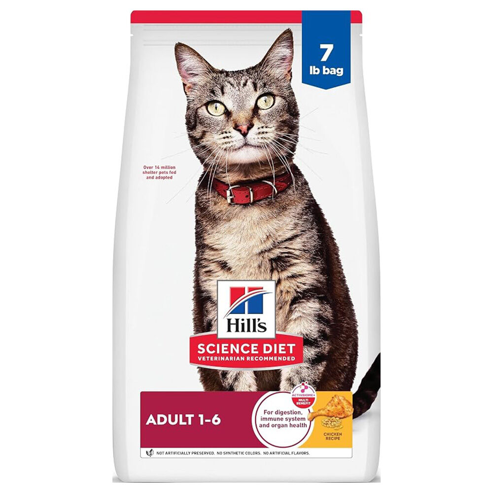 image of Adult Chicken and Barley Dry Cat Food, 7 lb