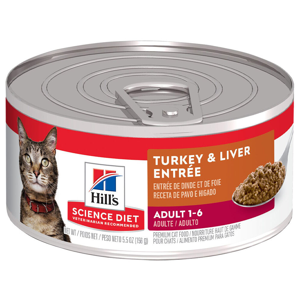 image of Wet Adult Cat Food- Turkey & Liver, 5.5 oz