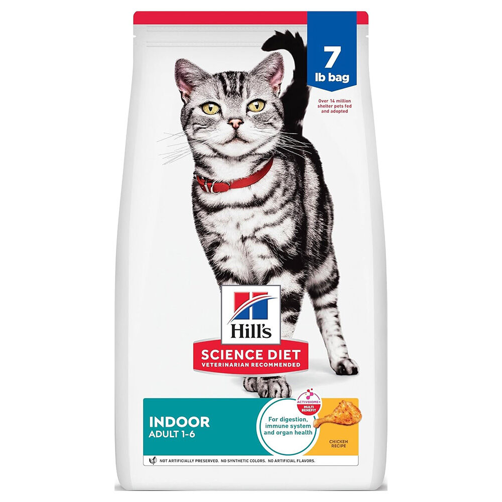 image of Indoor Adult Chicken Dry Cat Food, 7 lb