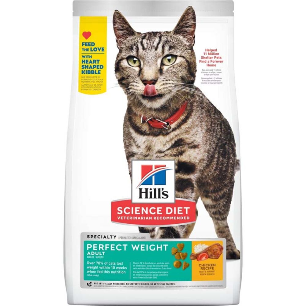 image of Dry Cat Food- Perfect Weight, Chicken, 3 lb