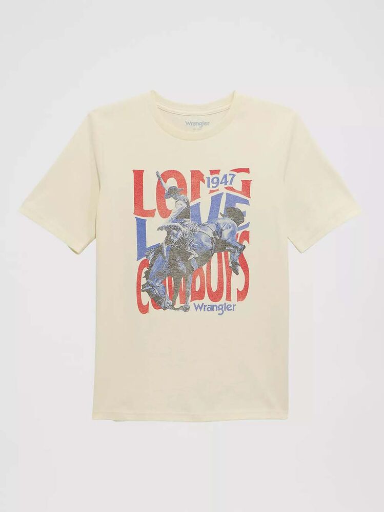 image of Boy's Graphic Logo Short Sleeve T-Shirt, Wild Buck