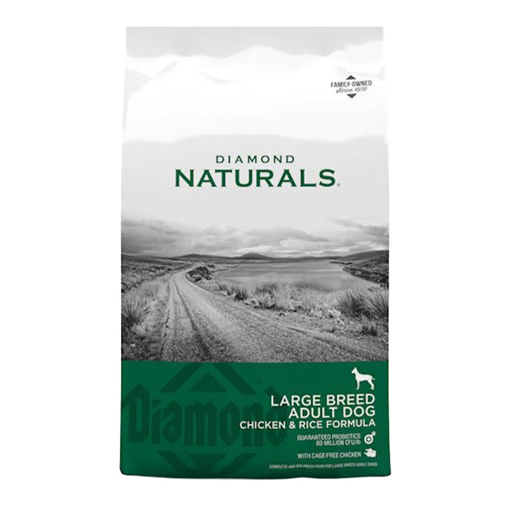 image of Naturals Large Breed Chicken and Rice Dry Dog Food, 40 lb