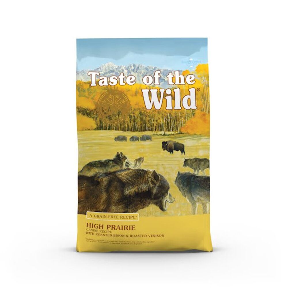 image of Taste of the Wild Dry Dog Food- High Prairie, Grain-Free, Roasted Bison and Venison, 28 lb
