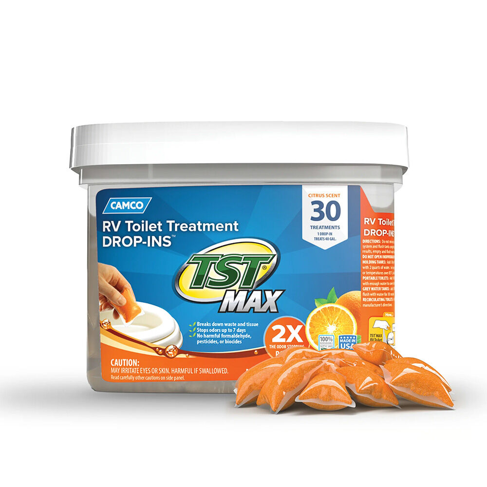 image of TST MAX Camper/RV Toilet Drop-Ins, Orange, 30 pk