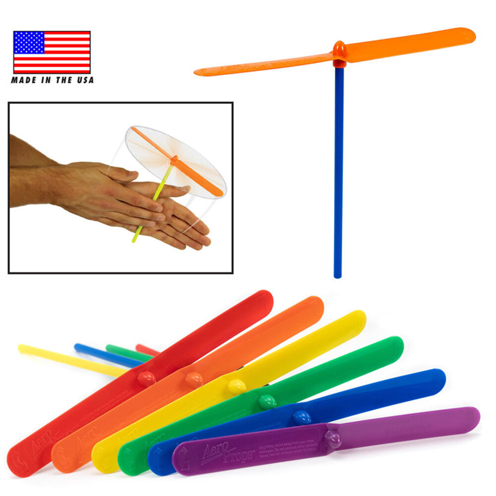 image of Flying Propeller Toy- Assorted Colors, Single Count