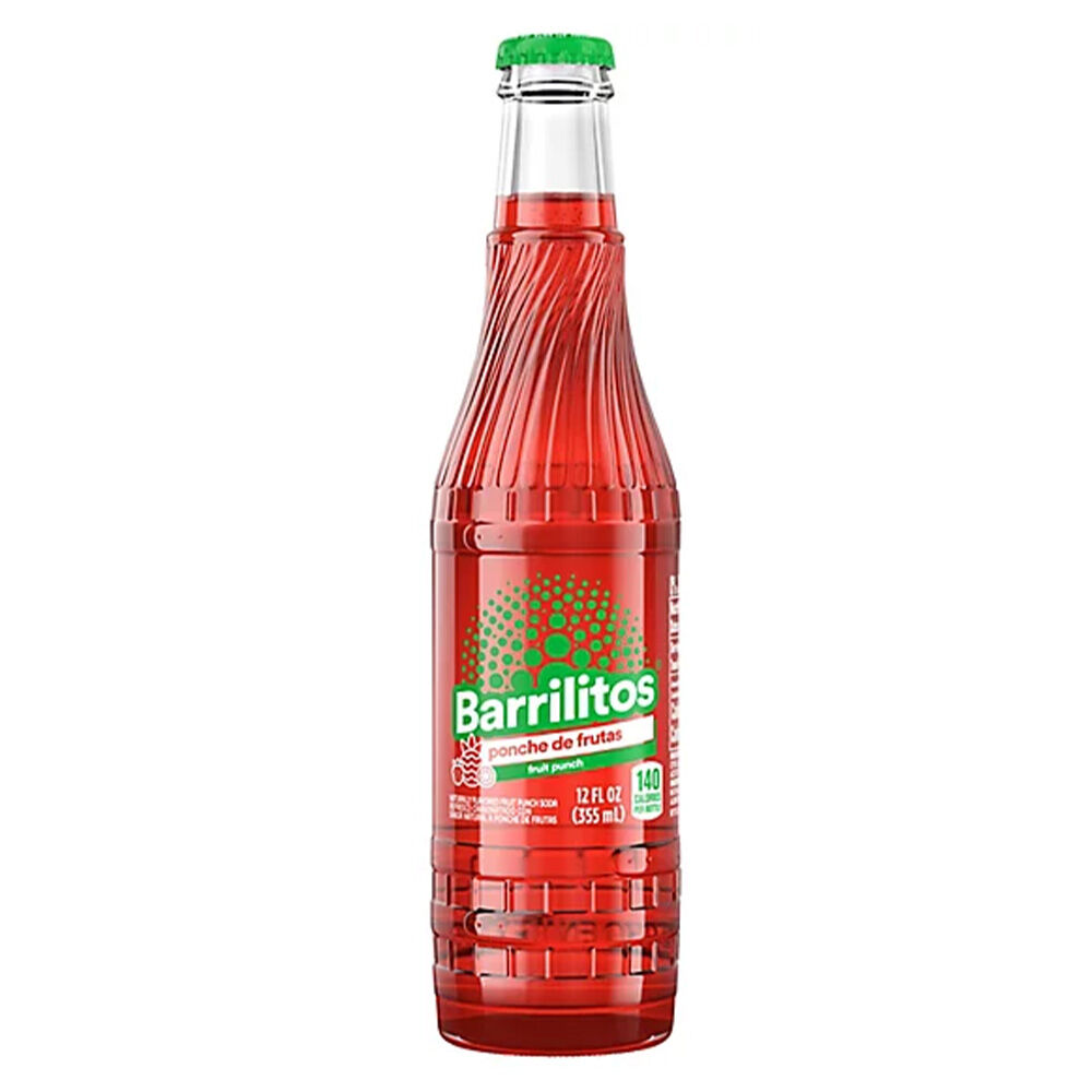 image of Barrilitos Soda Bottle- Fruit Punch, 12 oz