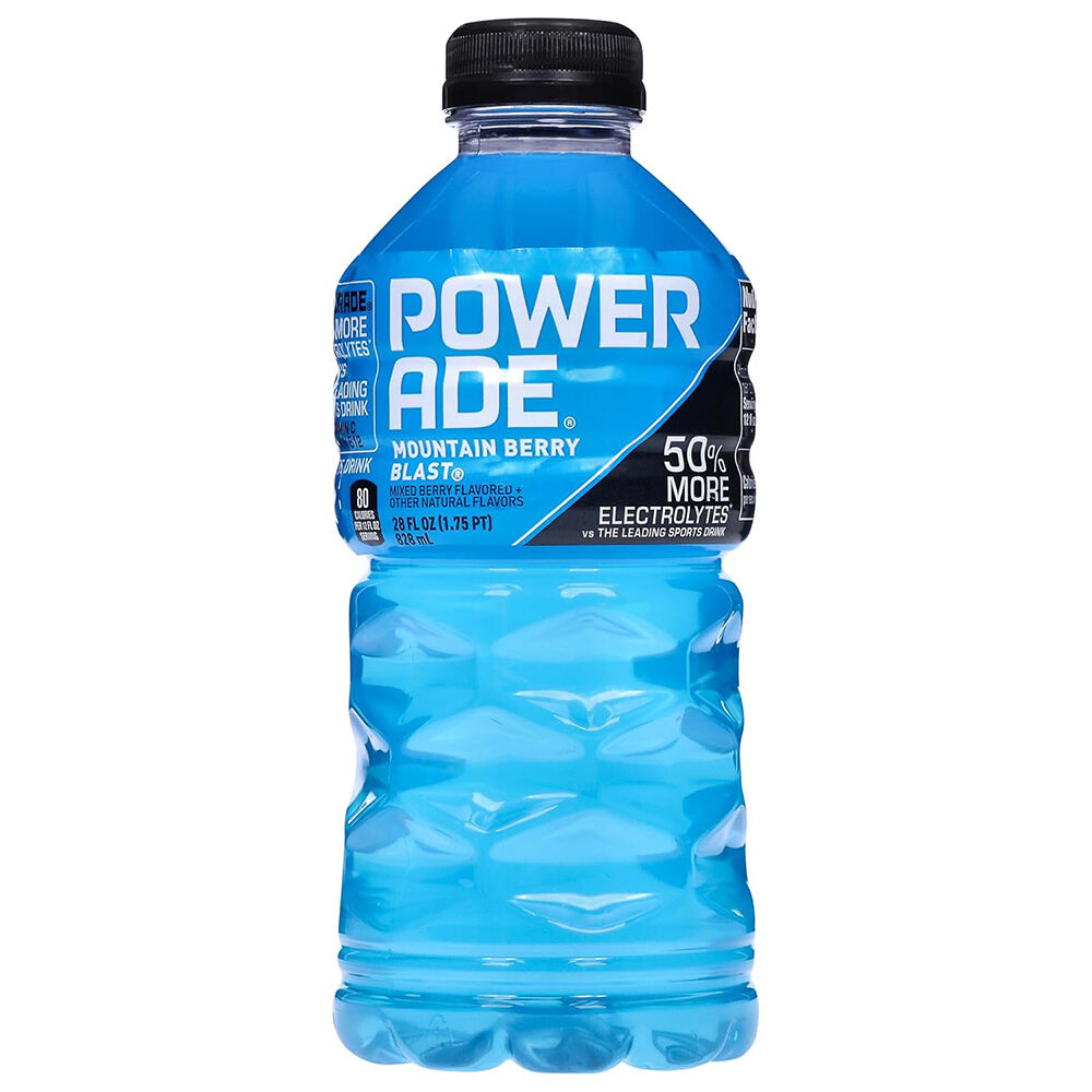 image of Powerade Sports Drink- Mountain Berry Blast, 28 oz