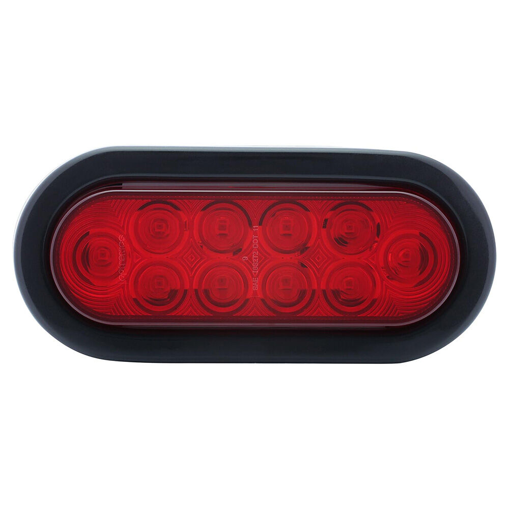 image of 6 in Red LED Oval Stop/Turn/Tail Light Kit