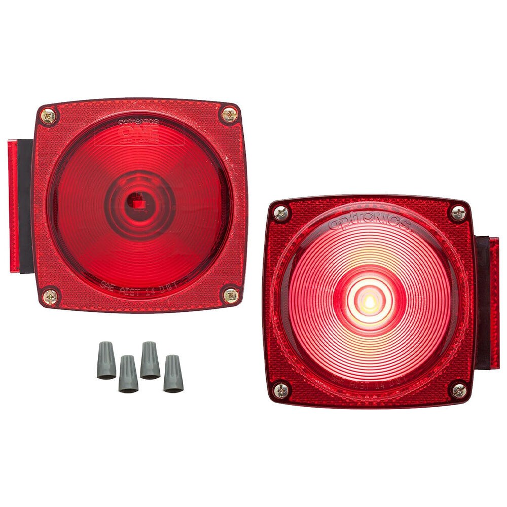 image of One LED Square Stop/Turn/Tail Light Kit