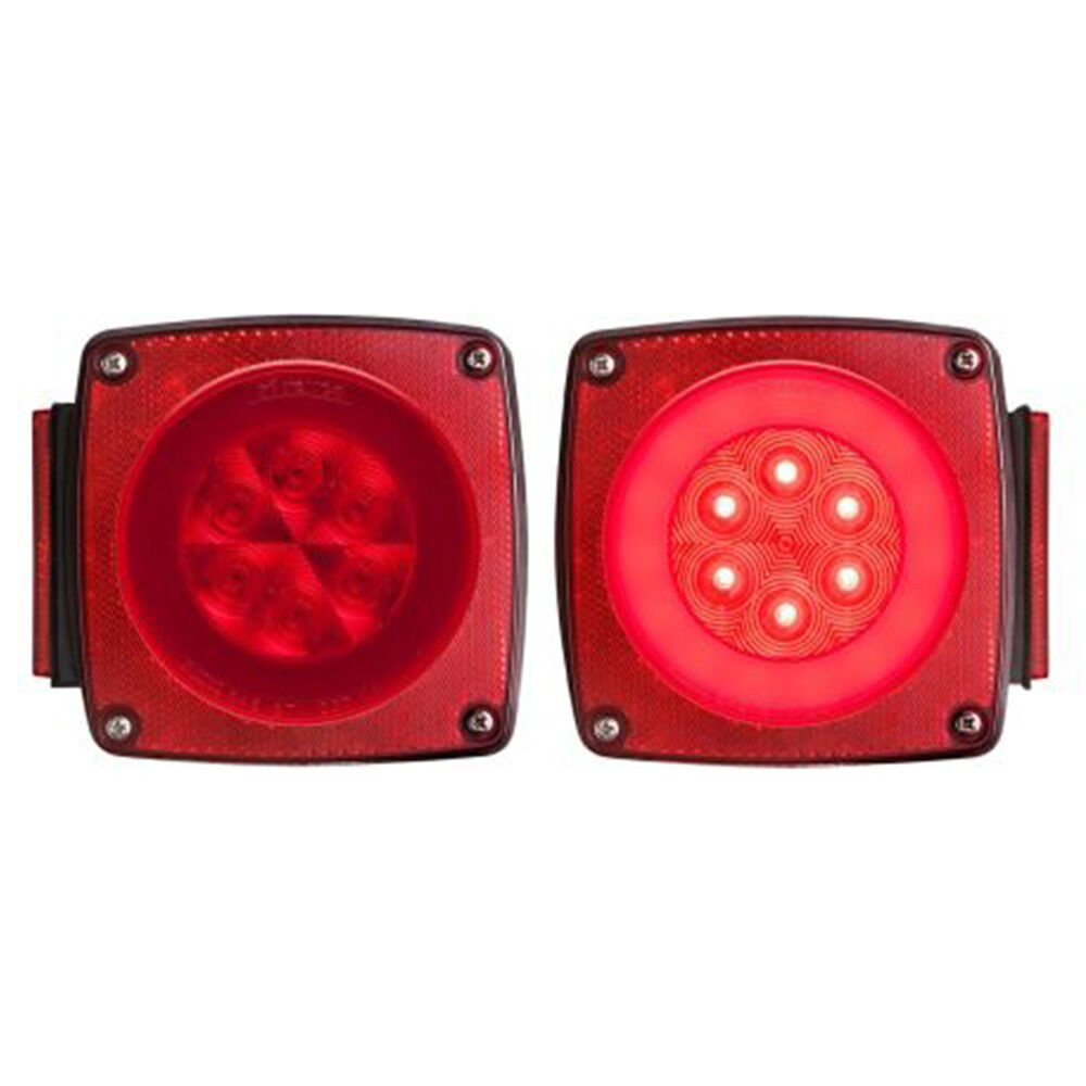 image of 5 in GloLight LED Square Stop/Turn/Tail Light Kit