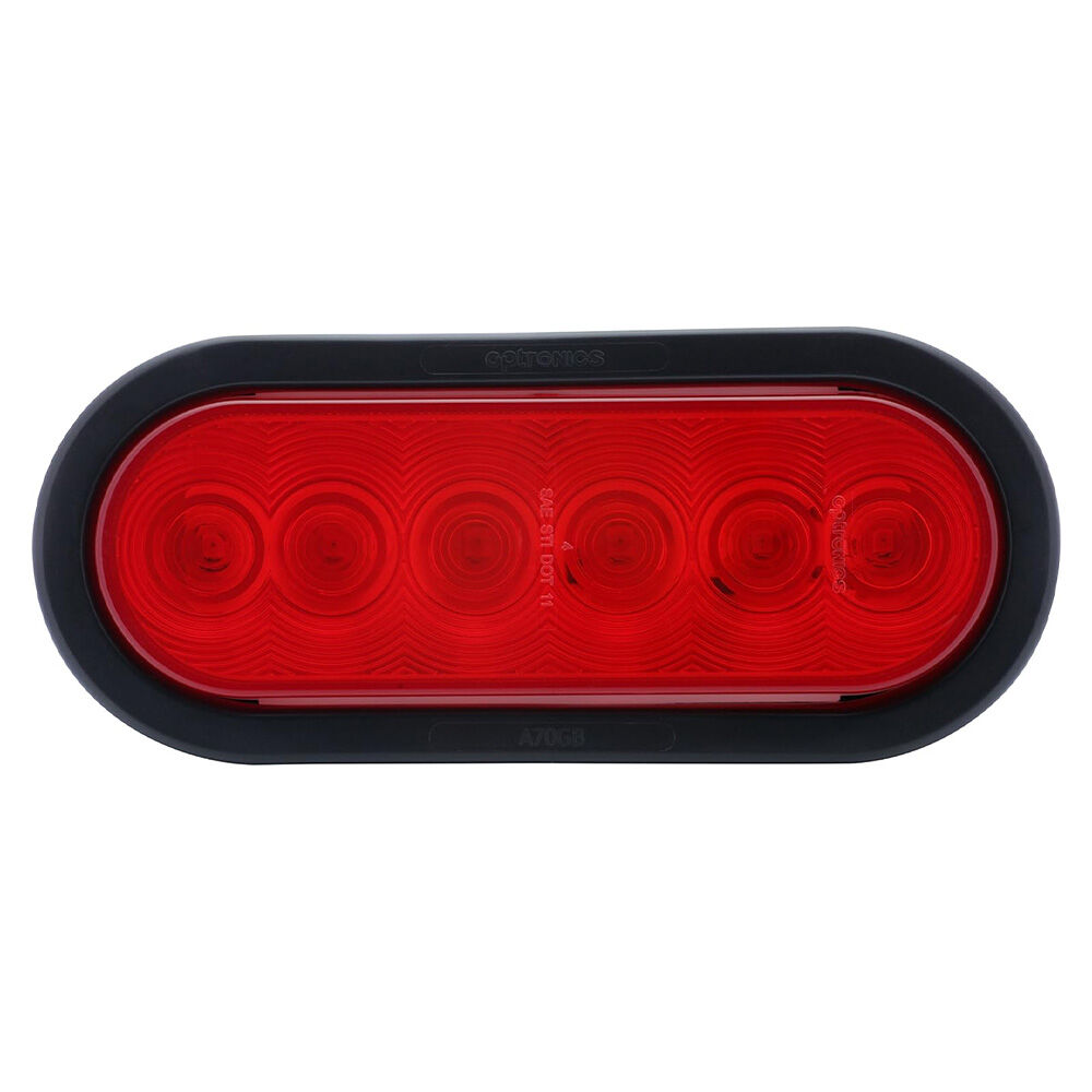 image of 6 in Red LED Oval Stop/Turn/Tail Light Kit