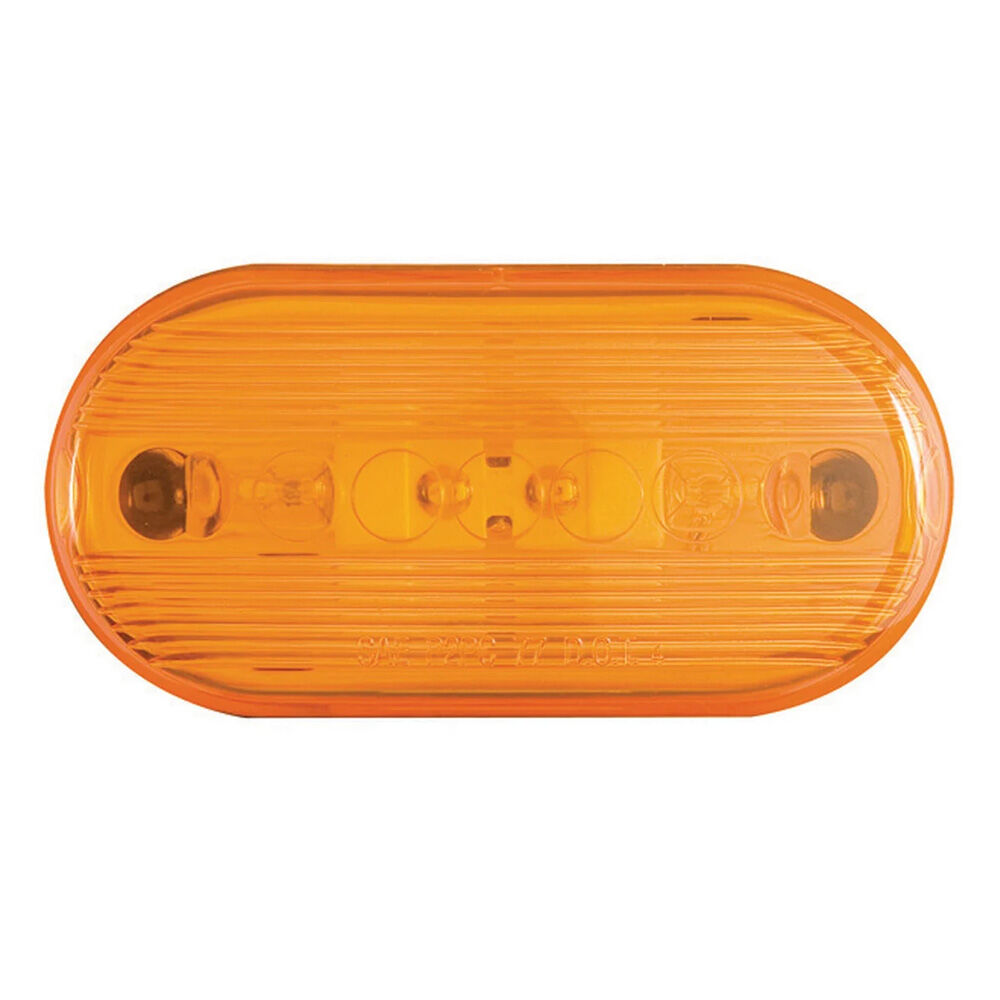 image of 4 in Amber Oval Surface Marker/Clearance Light