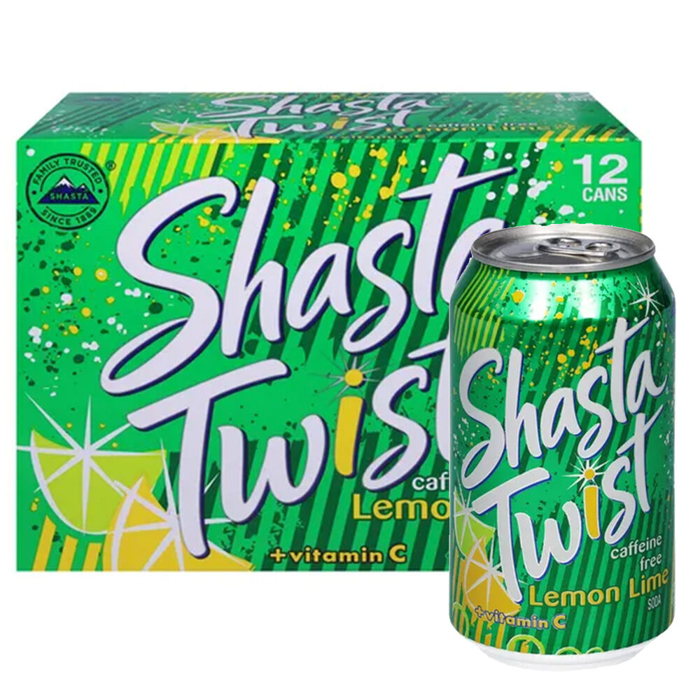 image of Soda Can- Twist Lemon Lime, 12 fl oz, 12 pk
