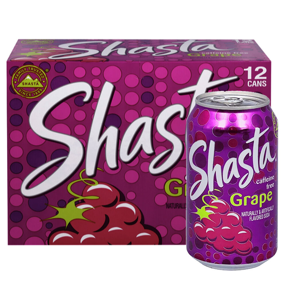 image of Soda Can- Grape, 12 fl oz, 12 pk