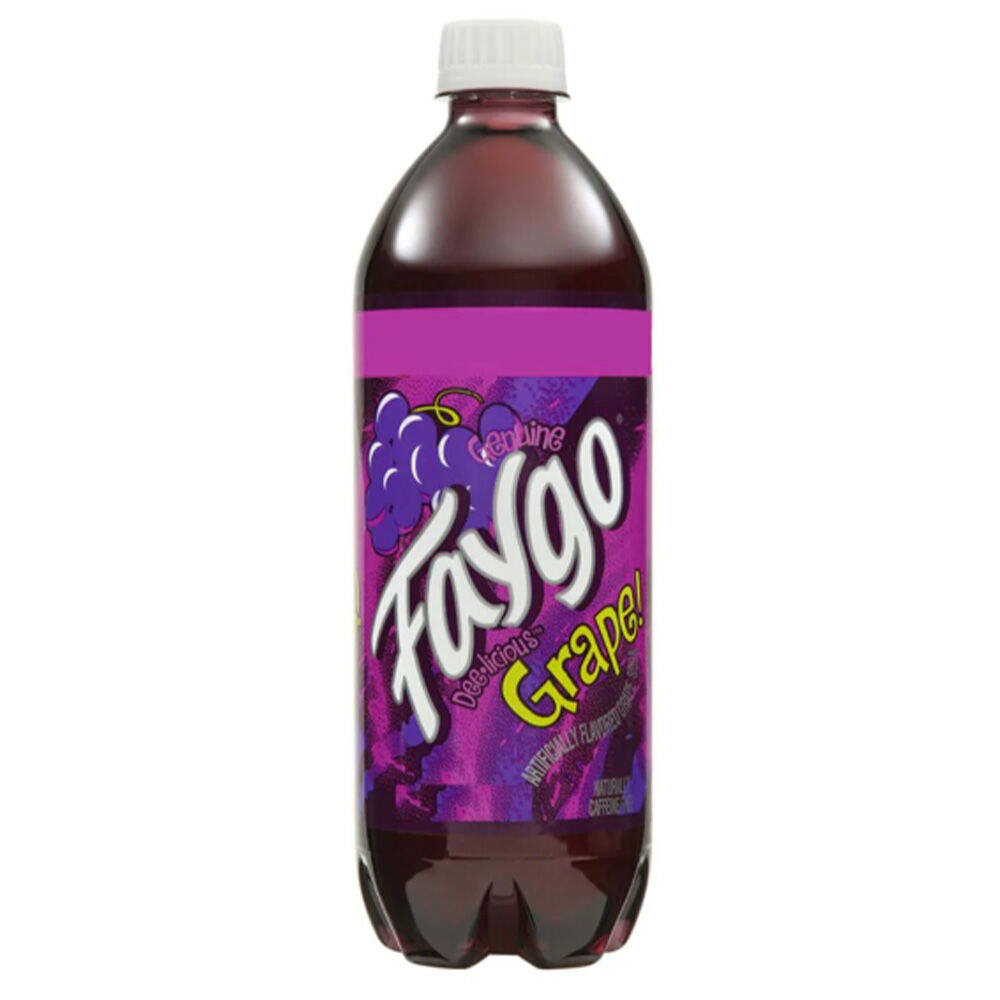 image of Faygo Soda Bottle- Grape, 20 fl oz