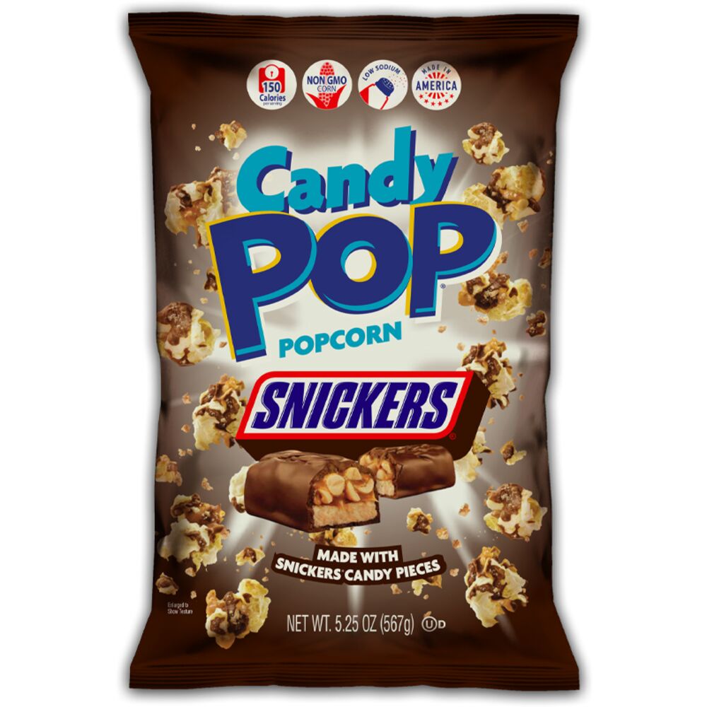 image of Candy Pop Popcorn Snickers, 5.25oz