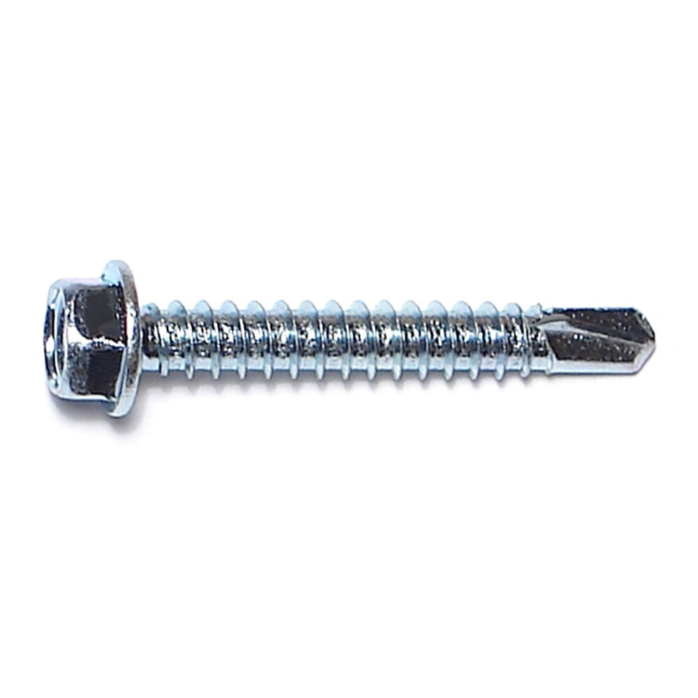 image of 12 x 1-1/2 Hex Washer Self-Drilling Screws - 23071