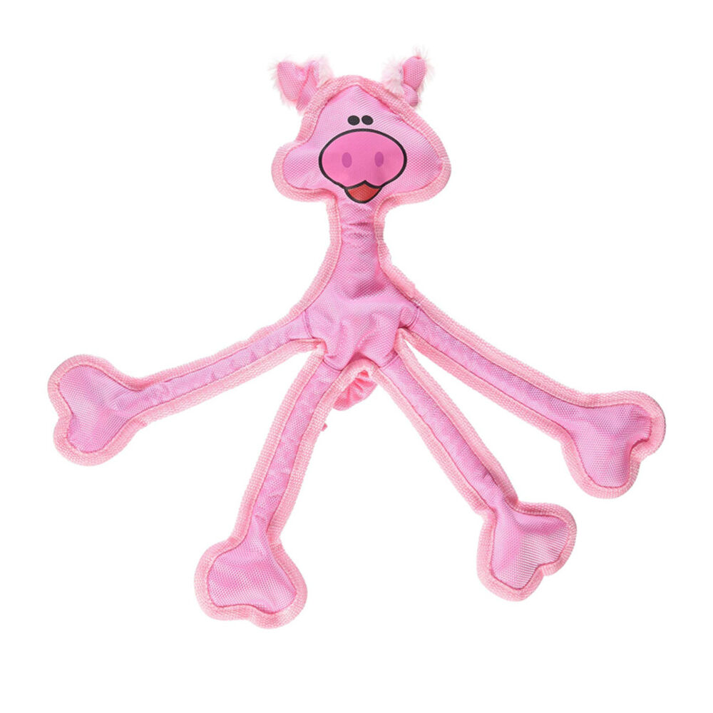 image of 15-Inch Skele-Ropes Dog Toys with Squeaker in Assorted Colors, Variable Size