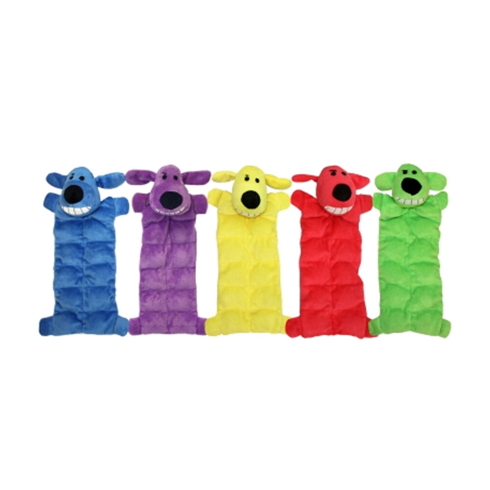 image of Loofa Squeaker Mat Dog Toy, Assorted