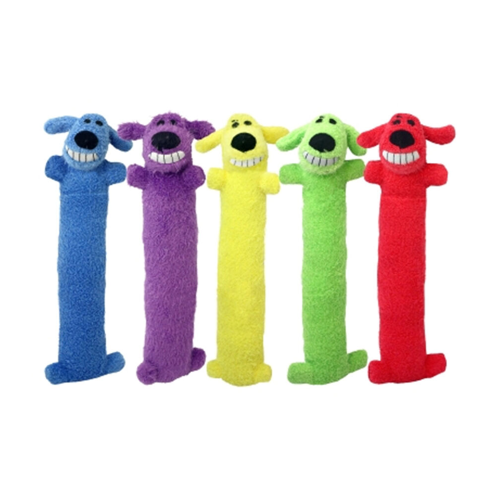 image of Mutltipet Loofa Dog Toy, Assorted Color, 6-Inch