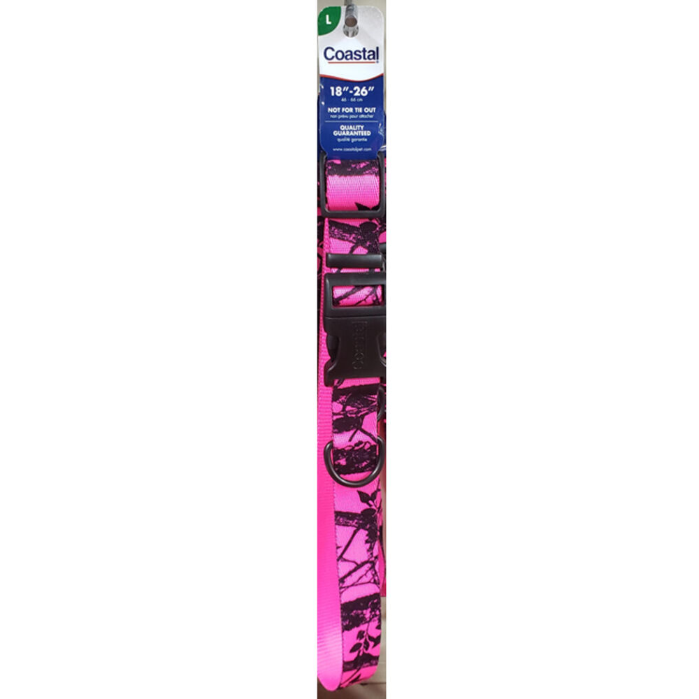 image of Pink Camo Collar 18-26-inches