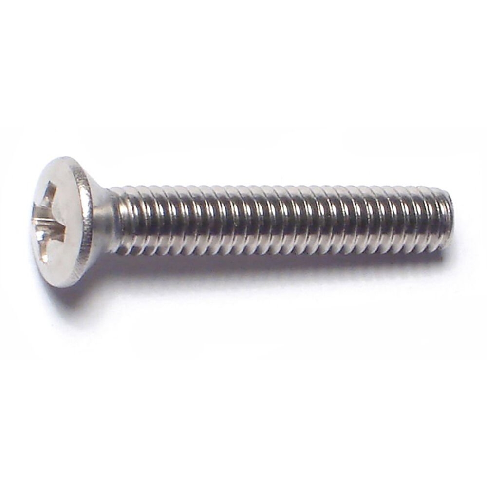 image of 8-32 X 1 Phillips Oval Machine Screw