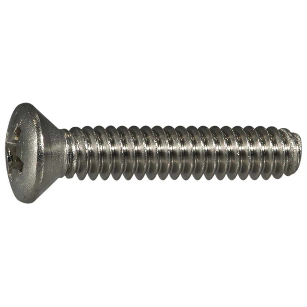 image of 10-24 X 1 Phillips Oval Machine Screw