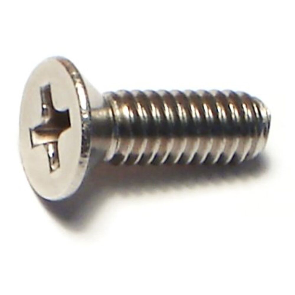 image of 8-32 X 1/2 Phillips Flat Machine Screw