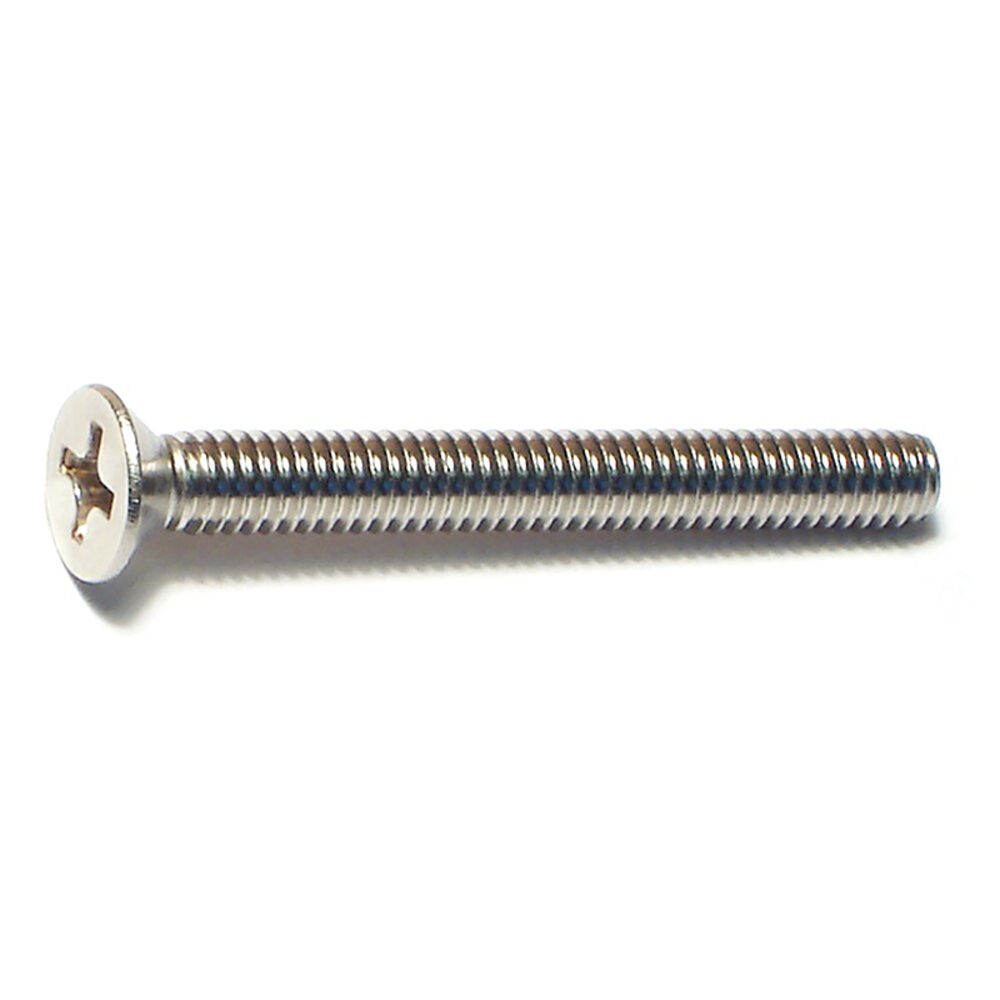 image of 8-32 X 1-1/2 Phillips Flat Machine Screw