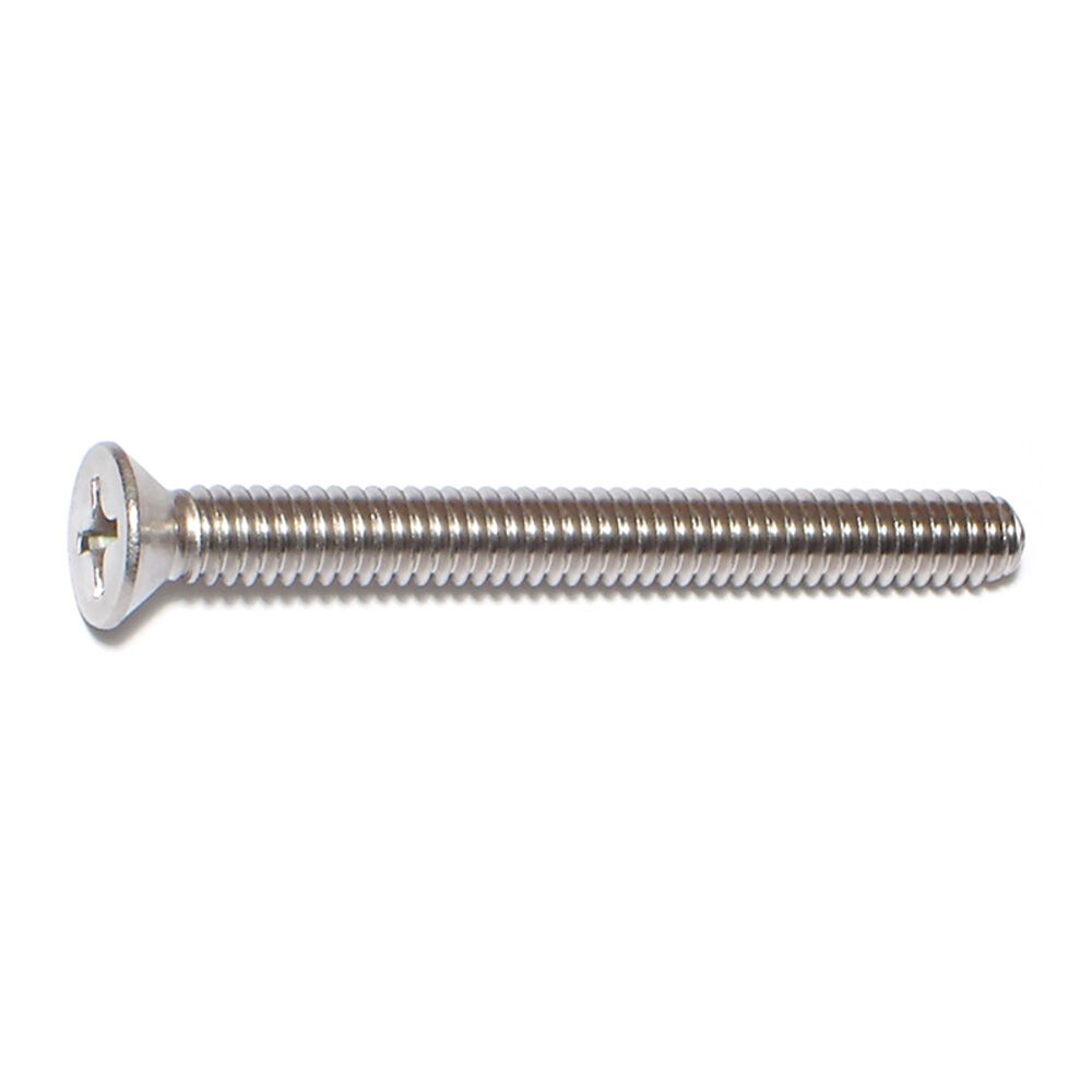 image of 1/4-20 X 2-1/2 Phillips Flat Machine Screw