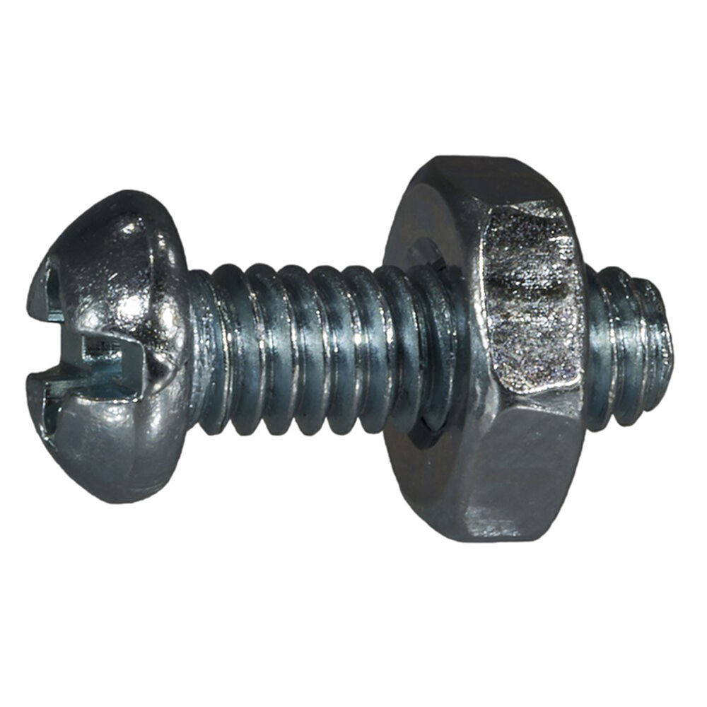 image of 8-32 X 1/2 Combo Round Nut