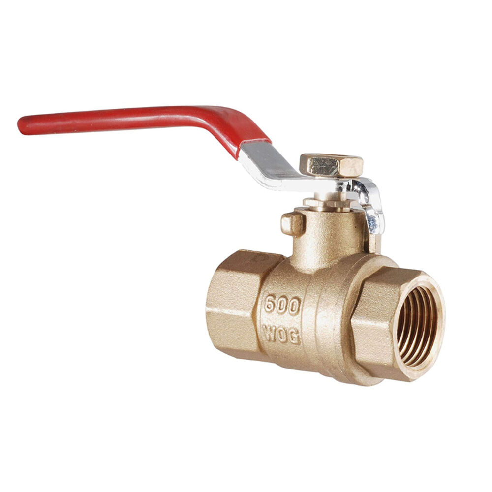image of 1/4-Inch IPS Full Port FIP Ball Valve Lead Free Brass