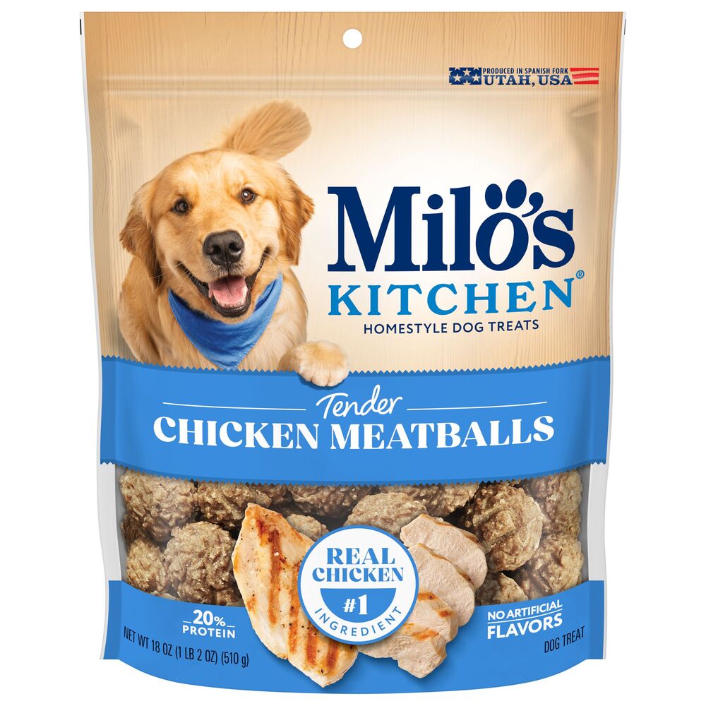 image of Chicken Meatballs Dog Treats, 18 oz